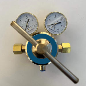 Régulateur de pression d'argon à double manomètre à une seule étape YQJ-11A, vanne de réduction de pipeline en laiton pour l'hélium et le CO2 - Product Image 5