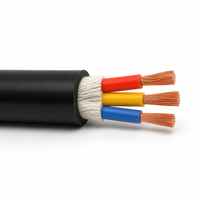 Câble YVF robuste 3 conducteurs 0,6/1 kV, excellente résistance à l'huile pour applications de palans et de machines mobiles 3*16mm²