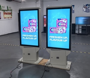 Quảng cáo 55 inch tầng đứng Đăng Màn hình hiển thị video Board ngoài trời không thấm nước tiếp thị <span class=keywords><strong>LCD</strong></span> kỹ thuật số biển và hiển thị - Product Image 4