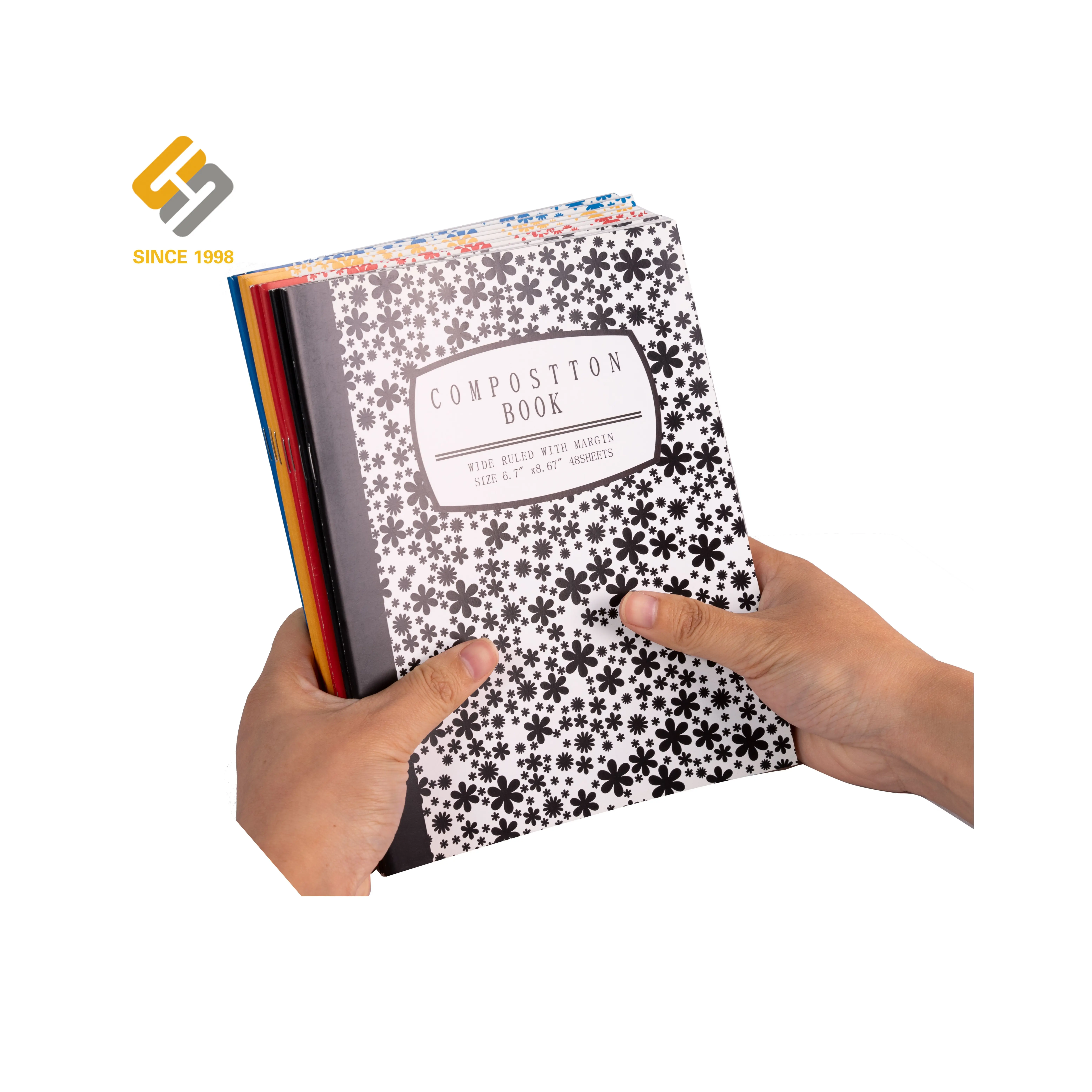 high quality students marbling composition notebook school