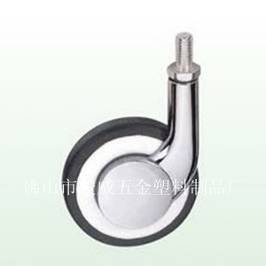 Rueda para Muebles de 2 y 3 Pulgadas, Aleación de Zinc, Poliuretano, Eje Roscado, Rodamiento Industrial, Duradera - Product Image 3