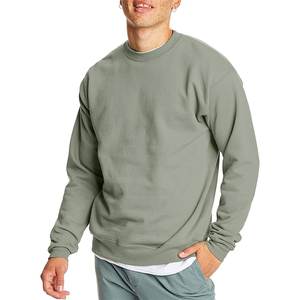 เสื้อสเวตเชิ้ตคอกลมทรงหลวมปักลายผ้าฝ้ายผสมคุณภาพสูง EcoSmart Fleece สำหรับผู้ชาย  ปรับแต่งได้ตามต้องการ - Product Image 1