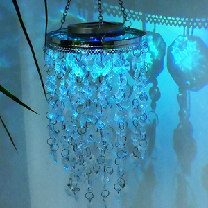 Suministro de fábrica Cristal de diferentes formas + material plástico luz solar para jardín Luz solar para exteriores de alta calidad - Product Image 5