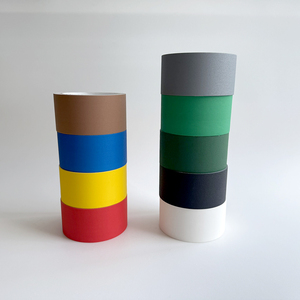 Trang trí đầy màu sắc chuyên nghiệp cao cấp lớp cao su dính 30 YARD 2 gói tùy chỉnh màu đen Matte vải gaffer sân khấu gaffers Băng - Product Image 6