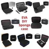 Boîte de rangement personnalisée multi-usages en EVA rigide, antichoc, avec fermeture éclair, pour outils de drone, appareils électroniques numériques, mousse DIY