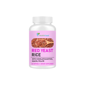 Cápsulas blandas de arroz de levadura roja al por mayor OEM, ricas en antioxidantes, que favorecen la salud del corazón y promueven la salud del hígado, cápsulas blandas de folato - Product Image 1