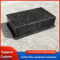 Carcasa de Fibra de Carbono Personalizada, Ligera, de Alta Resistencia y Duradera, Fabricante OEM/ODM, Carcasa para Equipos con Forma Especial