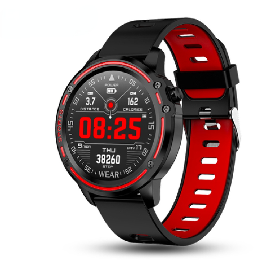L8 Smart Watch Men BT Calling IP68 Waterproof ECG PPG Heart Rate Fitness Tracker Body Temperature For Android IOS