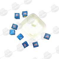 Wholesale Cream Milk Cube Shape Tablet Hard Candy Halal Certified Individual Wrapped Fruity Flavor Sweet Press Candy Bag Pack