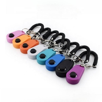 Kit d'entraînement ergonomique léger pour chien avec clicker multicolore et sangle de poignet
