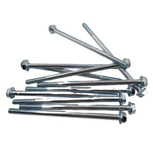 Boulons M10*210 haute résistance avec bride hexagonale, filetage fin 1,25 mm, en acier au carbone, allongés pour arbre de rotor de générateur - Product Image 3