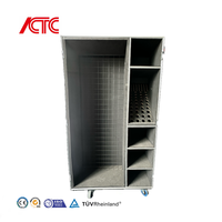 Rack léger côté ouvert Guangdong outil Flight case avec roues