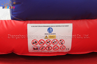Jeu d'obstacles gonflables WINSUN Rodeo Bull - Matériel PVC certifié CE, capacité 200 kg, ignifuge, imperméable, sans plomb, personnalisable