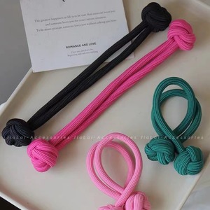 Dopamine-enhanced <b>fabric</b> high ponytail elastic hair tie for women, thickened sweet hair band, cute new accessory. - Product Image 1