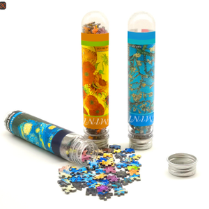 Puzzles en papier sur mesure 500-1000 pièces, coins ondulés, puzzle plat pour adultes, jeunes, unisexe, directement de l'usine de Dongguan - Product Image 1