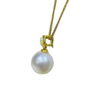 31400 Accessoires en perles DIY Pendentif en argent S925 avec perles rondes de 9 à 13 mm Pendentif vide Boucle de collier - Product Image 5