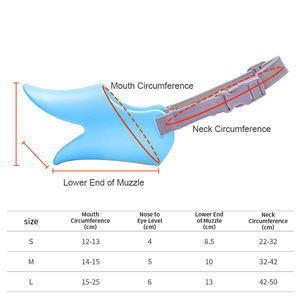 조절 개 총구 실리콘 총구 개 안티 물린 귀여운 오리 모양 개 입 커버 - Product Image 2
