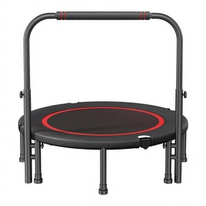 Mini <span class=keywords><strong>trampoline</strong></span> pliable d'intérieur, <span class=keywords><strong>trampoline</strong></span> rond de <span class=keywords><strong>fitness</strong></span>, équipement d'exercice portable pour la maison, pour adultes et enfants - Product Image 1