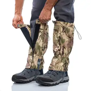 腿部护层防水和可调节雪靴护层，用于徒步旅行狩猎登山和雪鞋