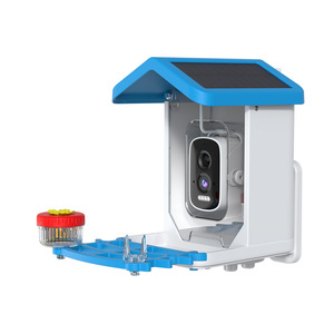 Mangeoire à oiseaux intelligente automatique et écologique avec caméra, alimentée par énergie solaire, reconnaissance d'oiseaux par IA, HD, détachable, 1200g - Product Image 2