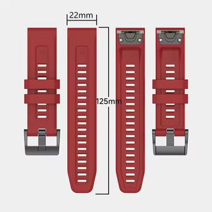 Bracelet de montre en silicone 22mm 26mm pour Garmin Fenix <span class=keywords><strong>6</strong></span> <span class=keywords><strong>PRO</strong></span> /<span class=keywords><strong>6</strong></span>/6X Straps Quick Release Fenix7/7X Fenix5 5XEPIX <span class=keywords><strong>Smart</strong></span> Watch - Product Image 5