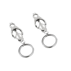 Nieuw Type Verstelbare Zilveren Metalen Tepel Klem Seksspeeltjes Sterke Borst Klemmen - Product Image 6