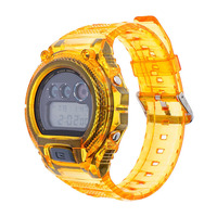 Relojes ONTHELEVEL para Mujer, Reloj Deportivo Digital Multifunción para Hombre, Correa Transparente Colorida, Reloj Resistente al Agua