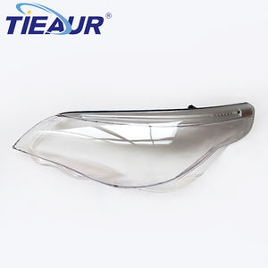 TIEAUR Version haute avec accessoires couvercle d'objectif phare verre Transparent système d'éclairage automatique pour <span class=keywords><strong>E60</strong></span> 2008-2010 ans - Product Image 2