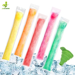 Poches Jetables Transparents Sans BPA pour Sucettes Glacées et Yaourts à Faire Soi-Même, Sacs à Moulins à Esquimaux avec Fermeture Éclair - Product Image 1