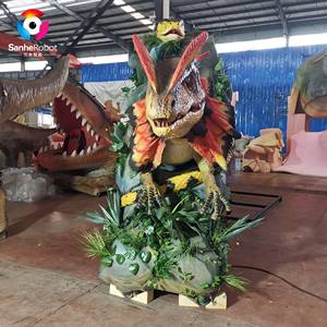 Modelo <span class=keywords><strong>de</strong></span> Dinosaurio Dilophosaurus Animatrónico <span class=keywords><strong>de</strong></span> Tamaño Real para Parques <span class=keywords><strong>de</strong></span> Atracciones y Parques <span class=keywords><strong>de</strong></span> Aventuras - Product Image 4