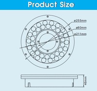 Fabricant chinois de lampes LED pour fontaines paysagères submersibles RGBW DMX512 DC24V IP68 étanches en acier inoxydable 316L, certifiées CE Rohs
