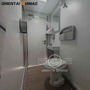 <span class=keywords><strong>Location</strong></span> en plastique de <span class=keywords><strong>toilette</strong></span> <span class=keywords><strong>chimique</strong></span> de camping mobile extérieur portable avec douche fabriquée à partir de panneau sandwich - Product Image 2