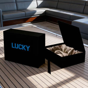 Boîte cadeau personnalisée en carton ondulé noir magnétique, boîte de luxe pour perruque tressée, extensions de cheveux pour femmes - Product Image 2