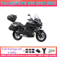 Kit de carénage complet moulé par injection pour moto, compatible avec Versys 650 Kle650 2021 2022 2023, carénages en plastique Versys 650 2021-
