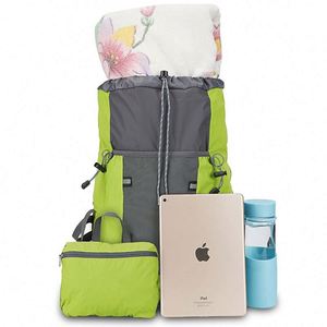 Mochila deportiva plegable ligera de fábrica BSCI, mochila de senderismo para un día, mochila de viaje impermeable para exteriores - Product Image 5