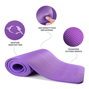 NBR Yoga Mat d'exercice personnalisé antidérapant 8mm 10mm 12mm 15mm 20mm 1 pouce d'épaisseur - Product Image 6