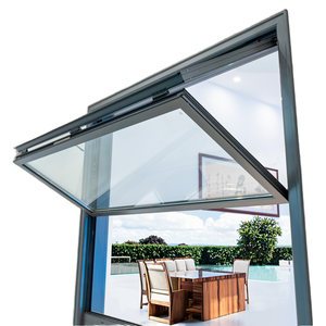 Fenêtre en aluminium à simple battant, étanche, à double vitrage Low-E, fabriquée en usine, avec loquet inclinable en acier inoxydable - Product Image 1