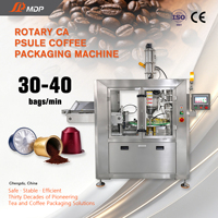 Machine d'emballage automatique MD Factory pour le remplissage et la fermeture de capsules de café moulu, d'herbes, de thé en poudre et de granulés