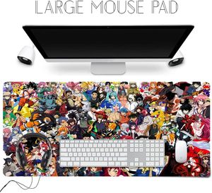 لوحة ماوس أنيمي يابانية لوحة ماوس زجاجية للألعاب وسادة ماوس مقاومة للماء RGB XXL Tapis De Souris RubberMat لوحة ماوس P17 - Product Image 4