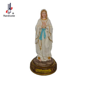 Penjualan Terlaris Patung Religius Bunda Maria Lourdes dan Yesus, Merek HANDSOME, Dapat Dikustomisasi, Ukuran 5 Inci, Kerajinan Resin Antik Eropa, Buatan Tangan - Product Image 4