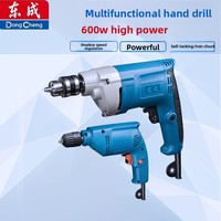 Perceuse à main Shunfa J1Z-FF05/7-10A 600W, contrôle de vitesse infini, perceuse pistolet réversible, électrique 110V/220V, industrielle, bricolage