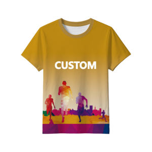 Camiseta Deportiva Personalizada con Sublimación, Temática de Maratón, Secado Rápido, Impresión de Logotipo Personalizado - Product Image 1
