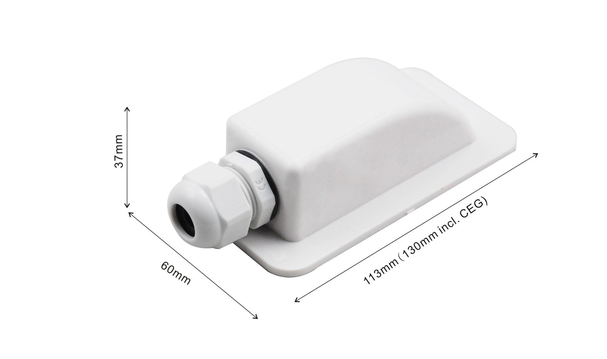aire libre de un solo Cable de entrada OD: 3-12mm CEG con 3M de doble lado etiqueta incluido para al aire libre