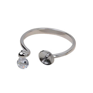 Aretes de Plata S925 con Perlas DIY, Accesorios para Mujer, Aretes Huecos de Doble Uso 2949 - Product Image 5