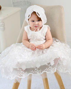 Vestido Floral para Bebé Niña, Ideal para Bautizo, Fiestas y Ocasiones Especiales - Product Image 2