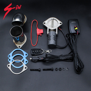 Interrupteur de soupape de décharge d'échappement électrique en acier inoxydable de 2.5 "avec télécommande - Product Image 1