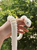 Veilleuse Viper 3D imprimée de 40 cm, Ornement créatif arc-en-ciel fait main, Modèle articulé animalier pour enfants, Cadeau en plastique