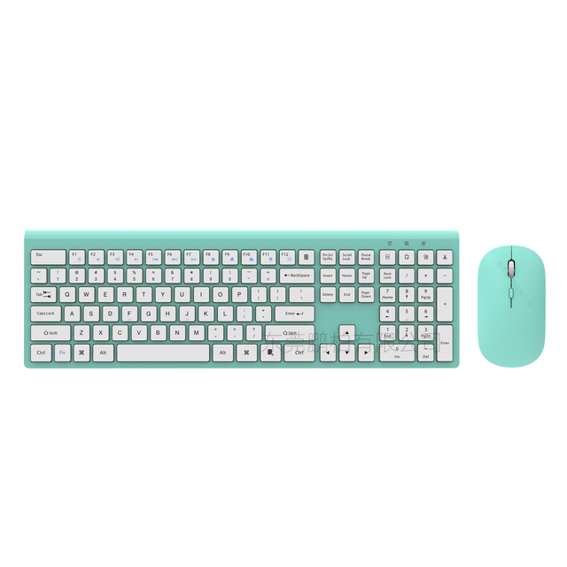 High Quality Ultra-Thin Wireless Keyboard Mouse Combo with RGB Backlit for Office or Home Use Direct From Factory