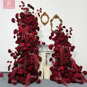 <span class=keywords><strong>Propuesta</strong></span> <span class=keywords><strong>de</strong></span> <span class=keywords><strong>matrimonio</strong></span> fina Día <span class=keywords><strong>de</strong></span> San Valentín Decoración <span class=keywords><strong>de</strong></span> la boda Arco <span class=keywords><strong>de</strong></span> flores artificiales rojas a mano Fondo <span class=keywords><strong>de</strong></span> arco <span class=keywords><strong>de</strong></span> ventana <span class=keywords><strong>de</strong></span> boda - Product Image 1