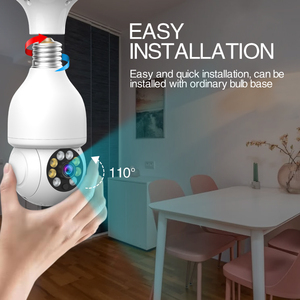 Mới thông minh Bóng đèn máy ảnh tầm nhìn ban đêm không dây E27 Bóng đèn máy ảnh 360 CCTV màn hình 2.4 Gam <span class=keywords><strong>Wi</strong></span> <span class=keywords><strong>Fi</strong></span> Mini IP an ninh máy ảnh kỹ thuật số - Product Image 3